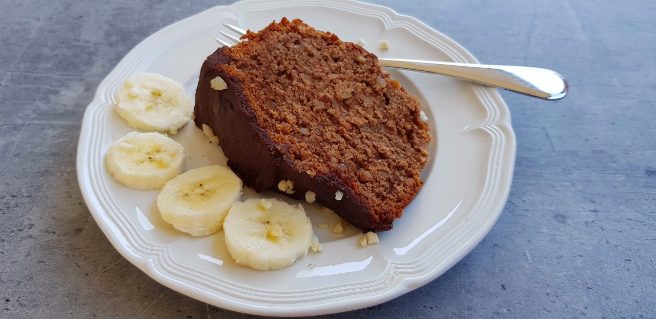 Schokokuchen mit Banane