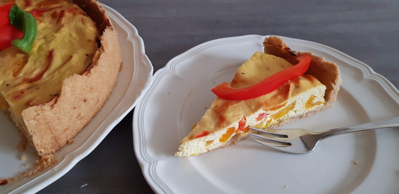 Paprika Quiche für Gäste