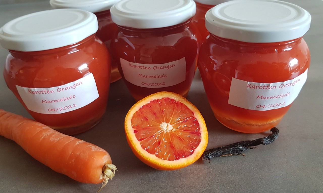 Karotten Orangen Marmelade