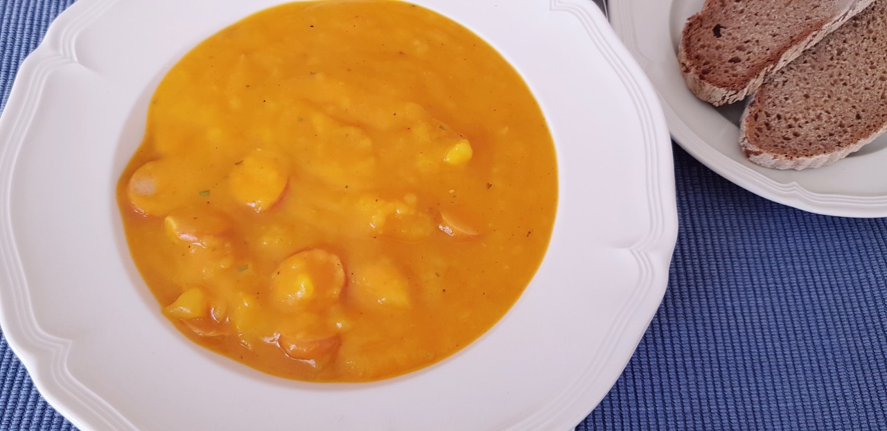 Kürbis Kartoffel Suppe